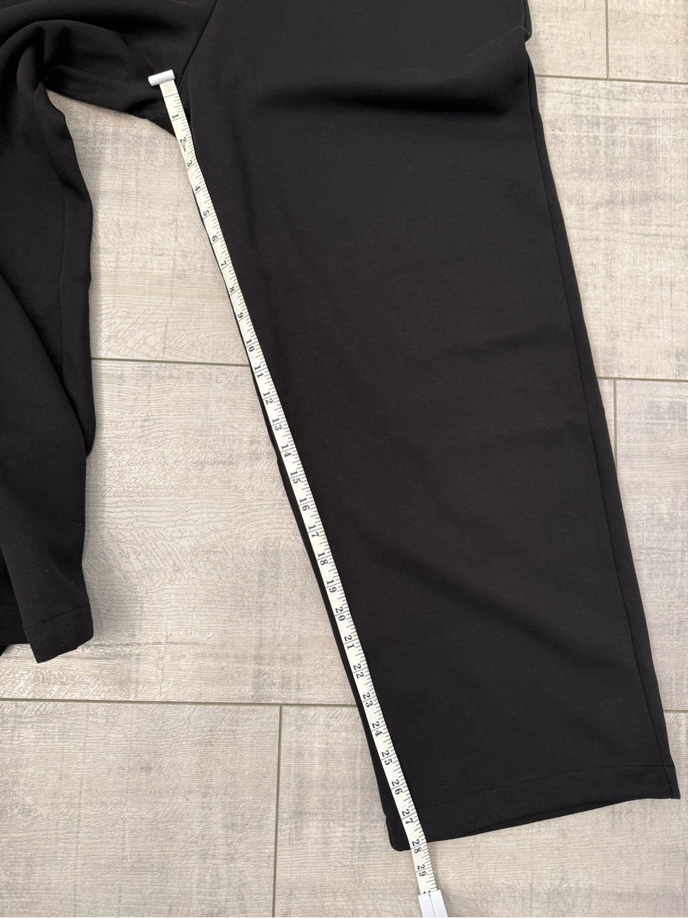 NWT UNIQLO WIDE SWEATPANTS Black NEW Sweat Pant XL Unisex 28” Inseam - Picture 7 of 8